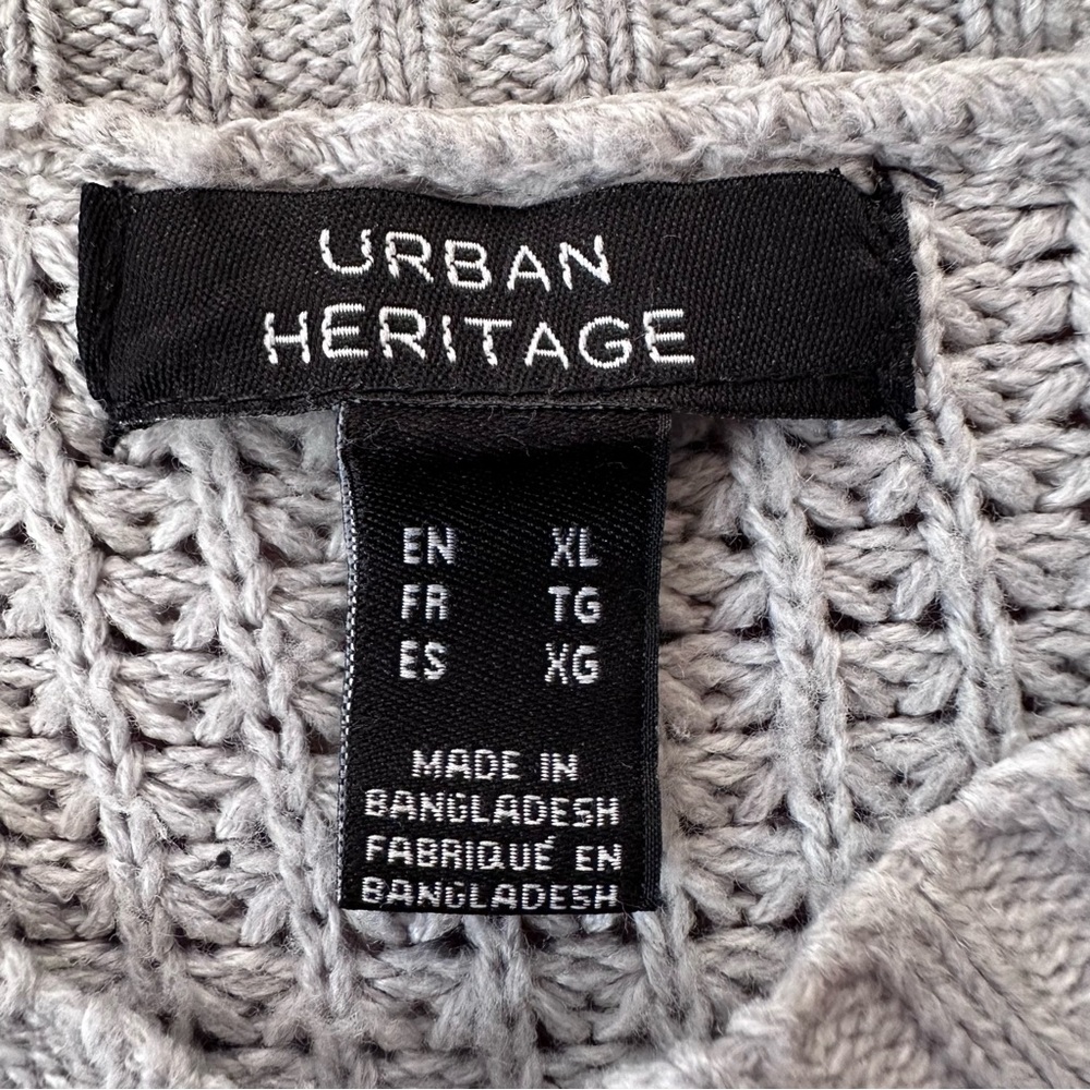 Light Gray Cropped Sweater - Picture 4 of 5